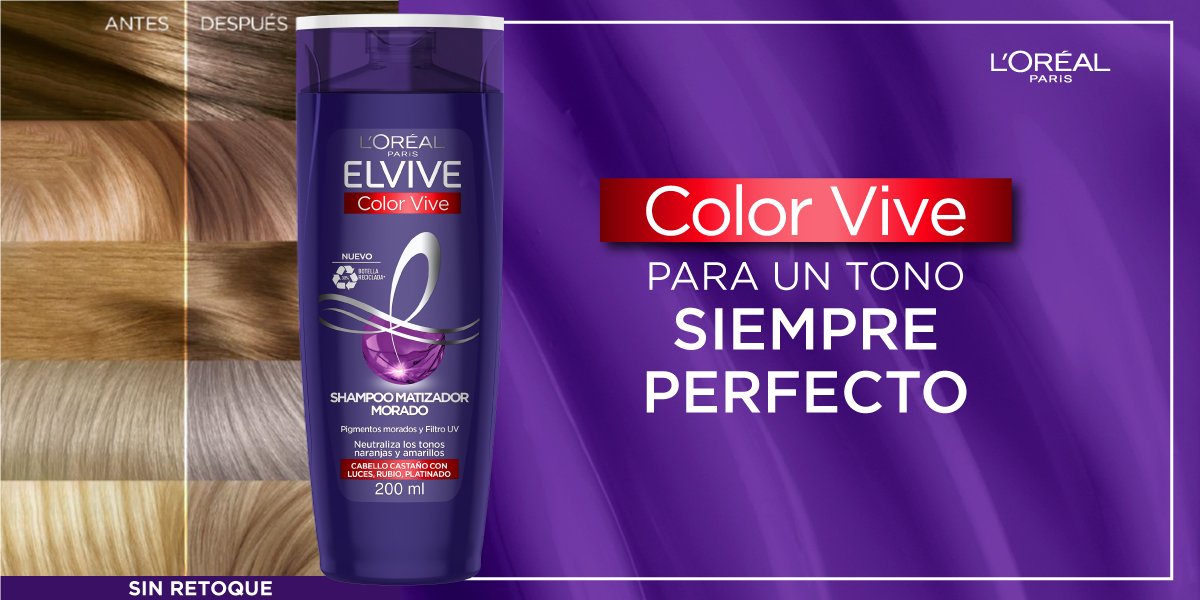 Elvive Color Vive Matizador Morado Tono Siempre Perfecto